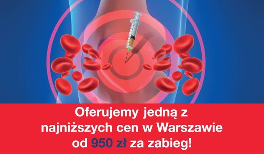 ZABIEG ORTOPEDII REGENERACYJNEJ STAWÓW PRP